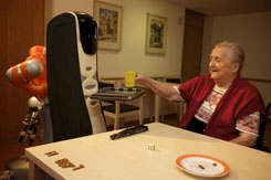 Scenario for Service Robots in Inpatient Care Facilities: Care-O-bot® Presents Drink to an Inhabitant
